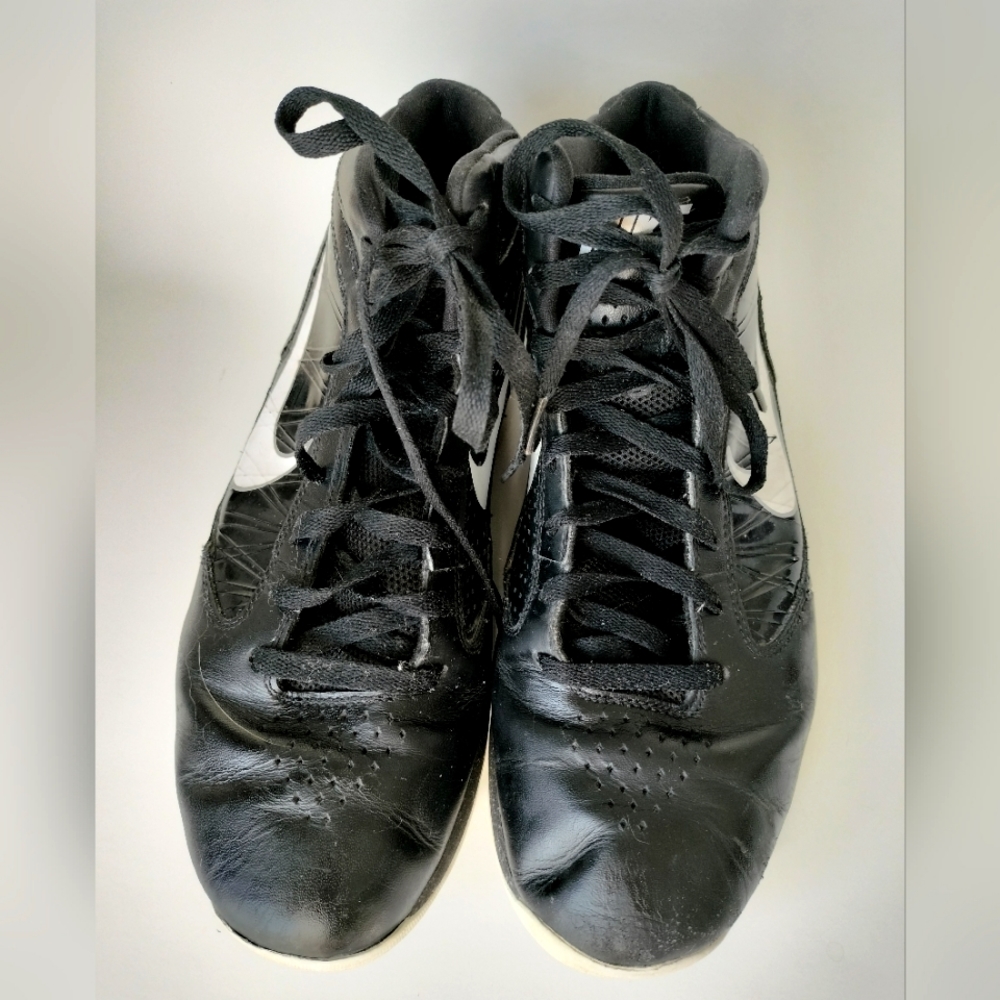 Men's Nike Flywire High Top Black Athletic Shoes Size 10.5